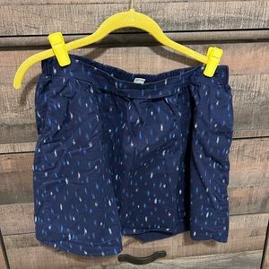 Blue Patterned Skirt, Size M